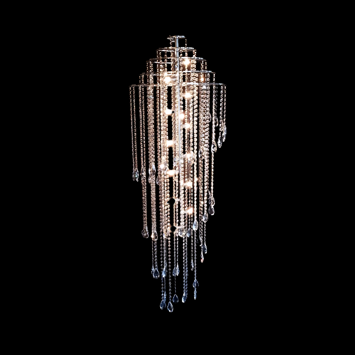 Venus 12 Light Crystal Longdrop Chandelier