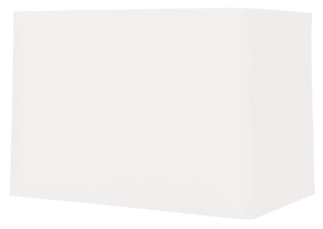 Rectangle Ivory Card Shade 8"