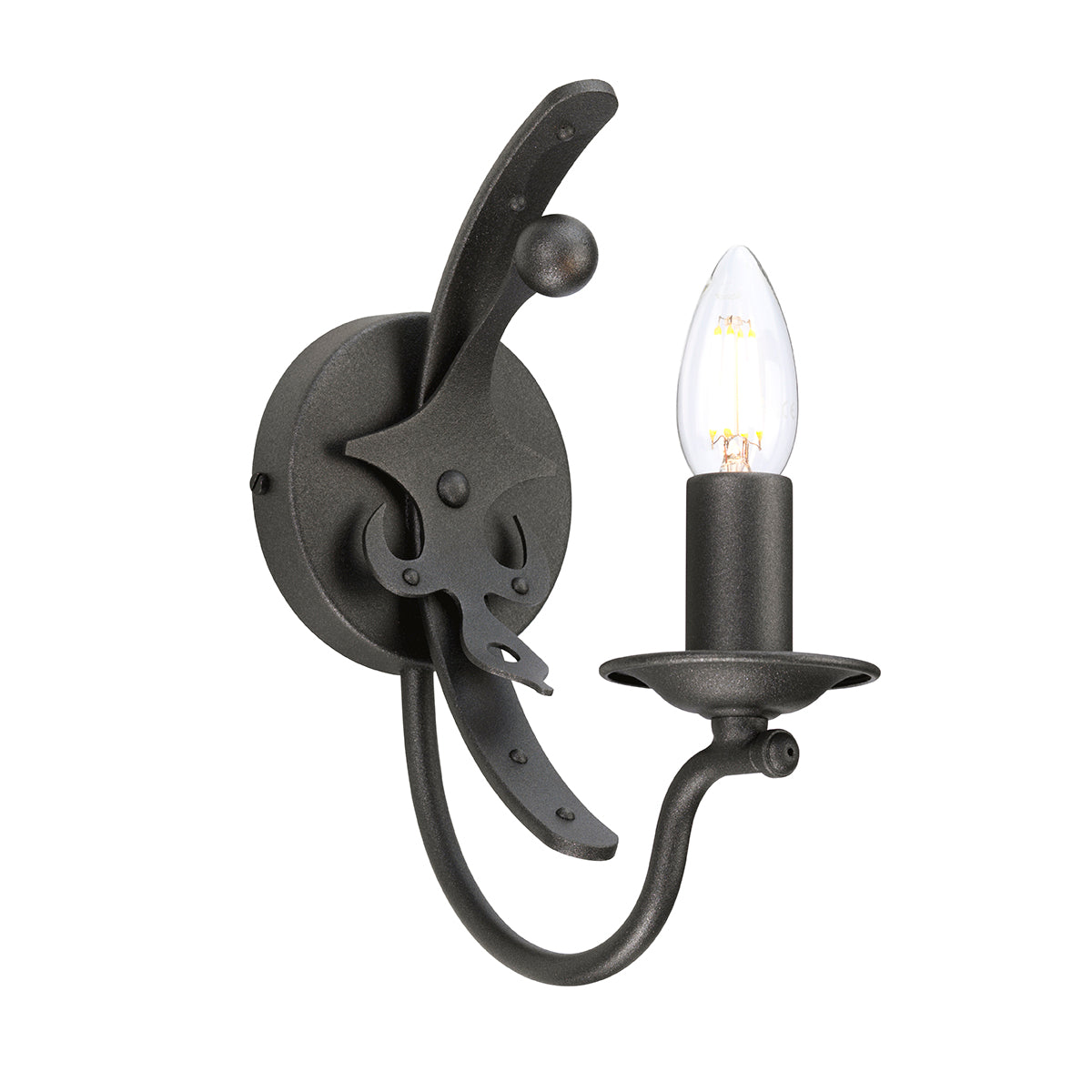 Windsor 1-Light Wall Light (Graphite)