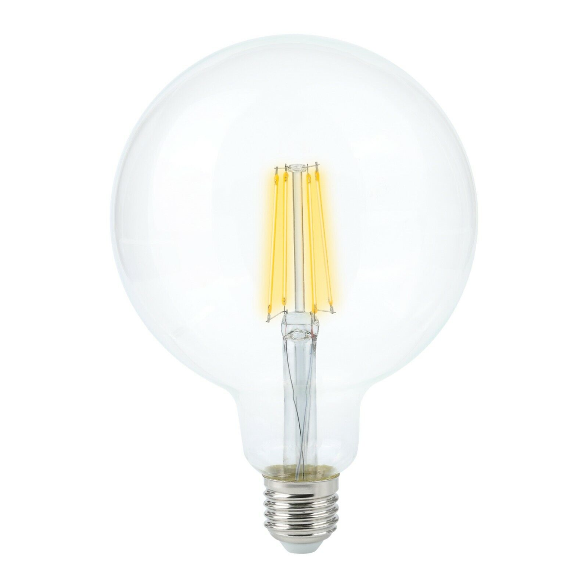 E27 6W Clear Straight G125 3000k Dimmable
