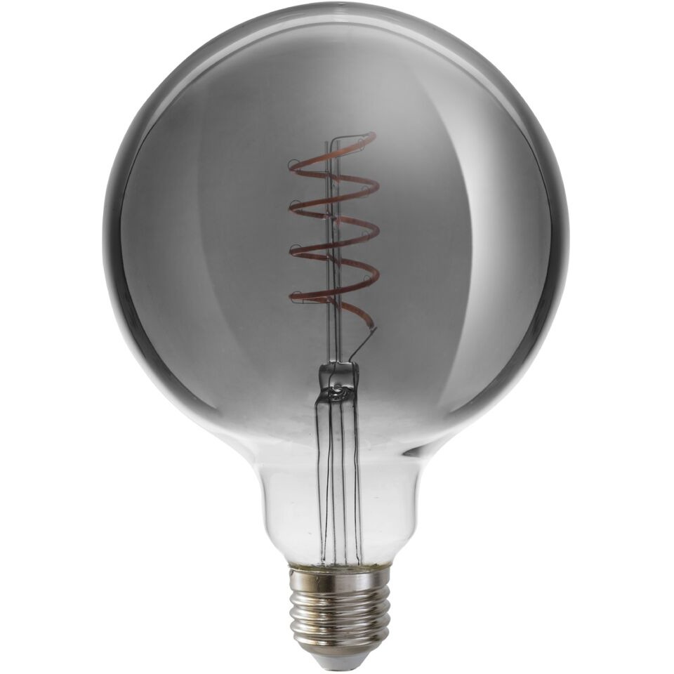 E27 6W Smoke Spiral G125 3000k Dimmable