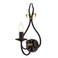 Windermere 1-Light Wall Light (Rustic Iron)