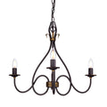 Windermere 3-Light Chandelier (Rustic Iron)