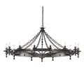 Warwick 12-Light Chandelier (Graphite)