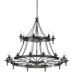 Warwick 18-Light Chandelier (Graphite)