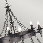 Warwick 18-Light Chandelier (Graphite)
