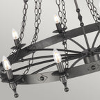 Warwick 18-Light Chandelier (Graphite)