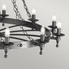 Warwick 18-Light Chandelier (Graphite)