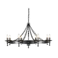 Warwick 8-Light Chandelier (Graphite)