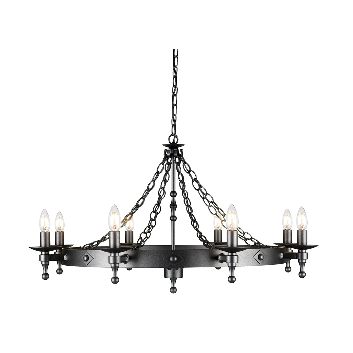 Warwick 8-Light Chandelier (Graphite)