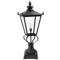 Wilmslow Black 1-Light Pedestal Lantern