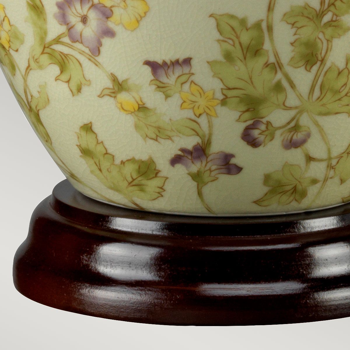 Yellow Flowers 1 Light Table Lamp