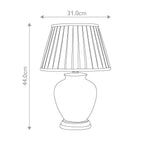 Yellow Flowers 1 Light Table Lamp