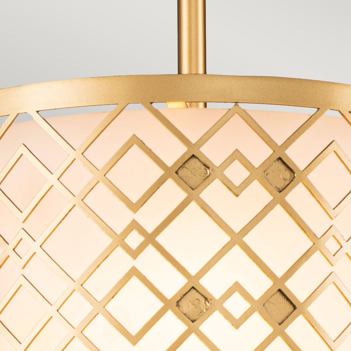 Ziggy 1lt Small Pendant - Lacquered Gold