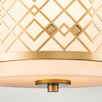 Ziggy 1lt Small Pendant - Lacquered Gold