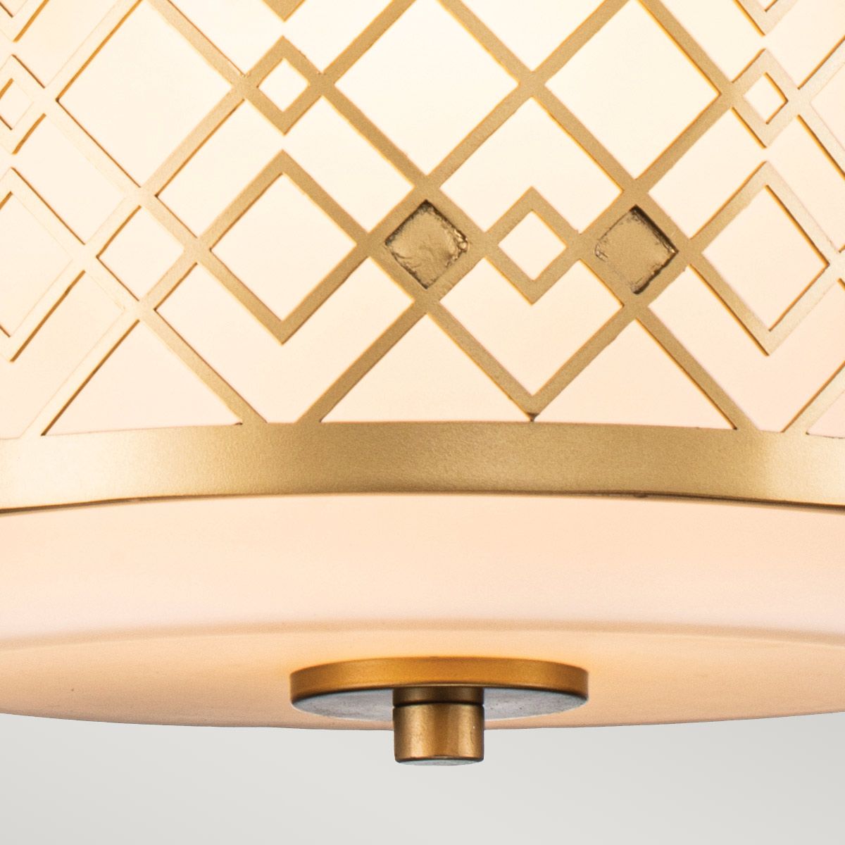 Ziggy 1lt Small Pendant - Lacquered Gold