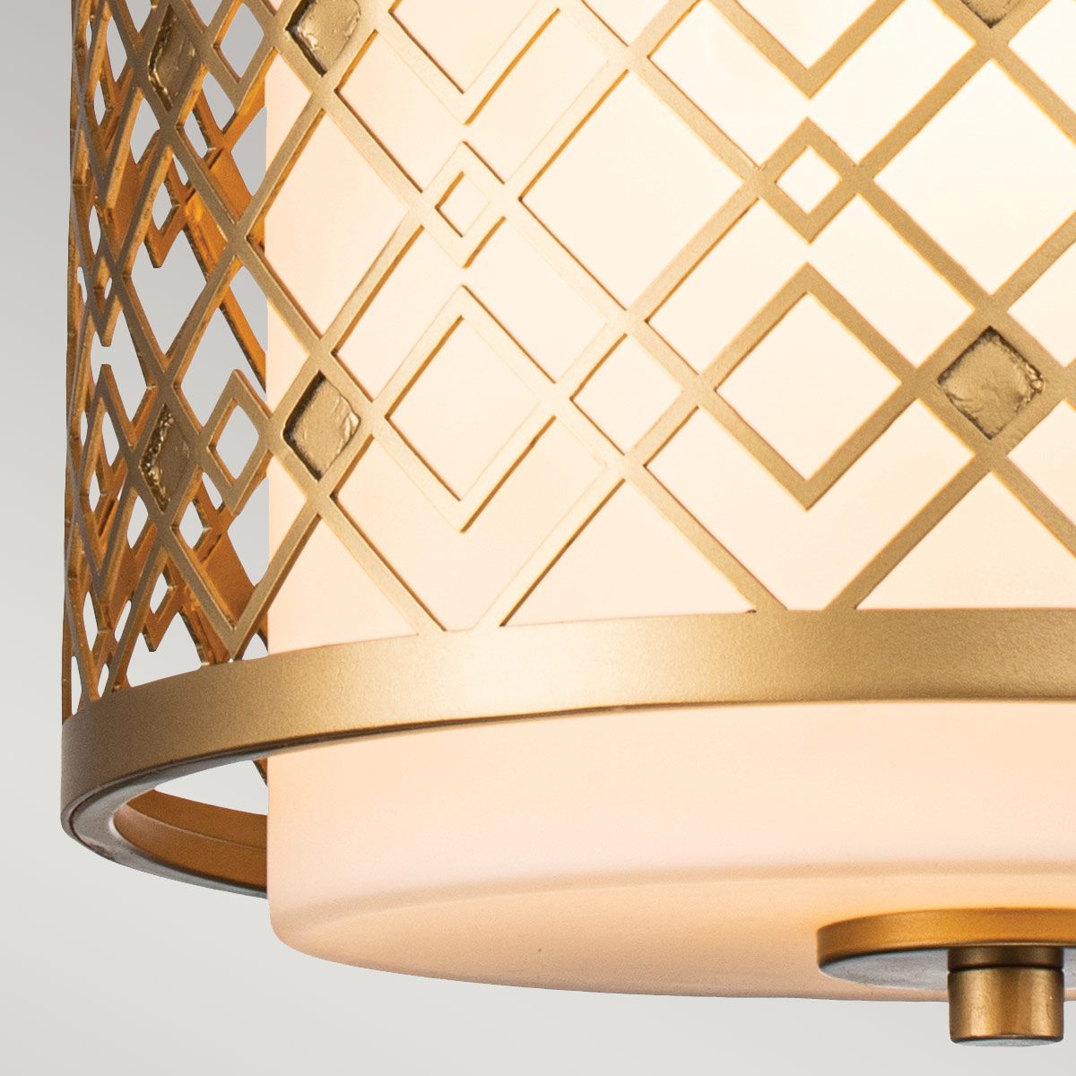 Ziggy 1lt Small Pendant - Lacquered Gold