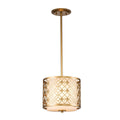 Ziggy 1lt Small Pendant - Lacquered Gold