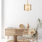 Ziggy 1lt Small Pendant - Lacquered Gold