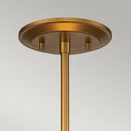 Ziggy 2lt Medium Pendant - Lacquered Gold