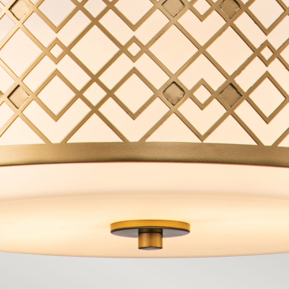 Ziggy 2lt Medium Pendant - Lacquered Gold
