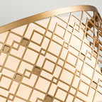 Ziggy 2lt Medium Pendant - Lacquered Gold