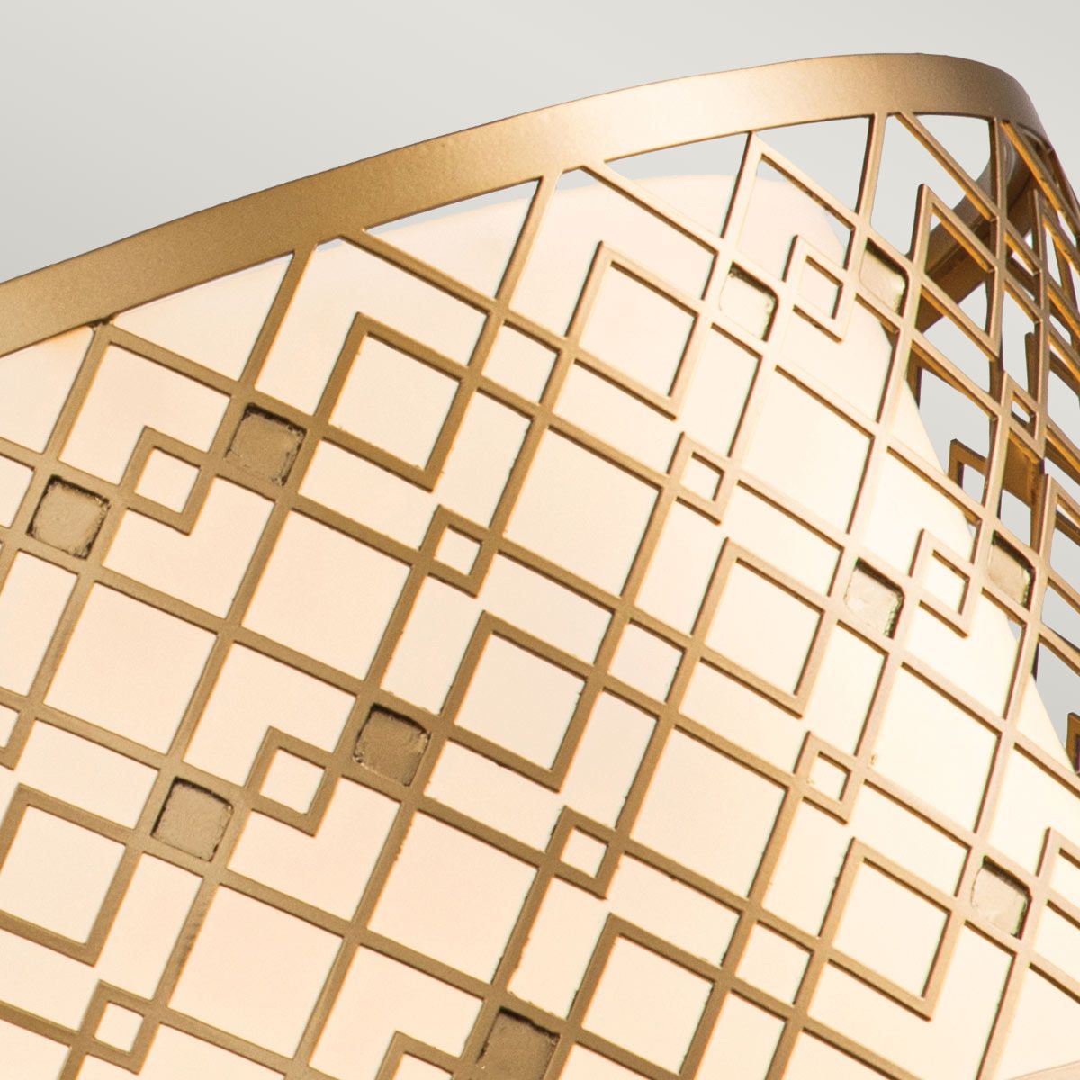 Ziggy 2lt Medium Pendant - Lacquered Gold