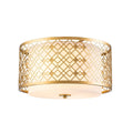 Ziggy 2lt Medium Flush - Lacquered Gold