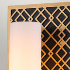 Ziggy 1lt Wall light - Lacquered Gold