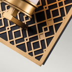 Ziggy 1lt Wall light - Lacquered Gold