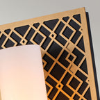 Ziggy 1lt Wall light - Lacquered Gold