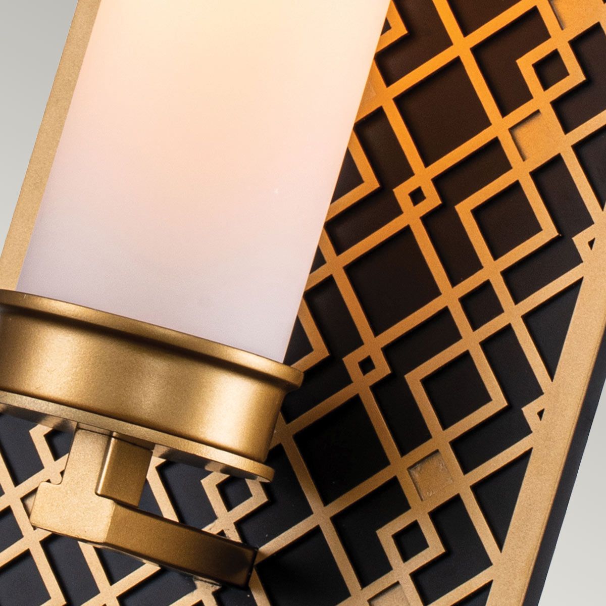 Ziggy 1lt Wall light - Lacquered Gold