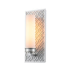 Ziggy 1lt Wall light - Lacquered Silver