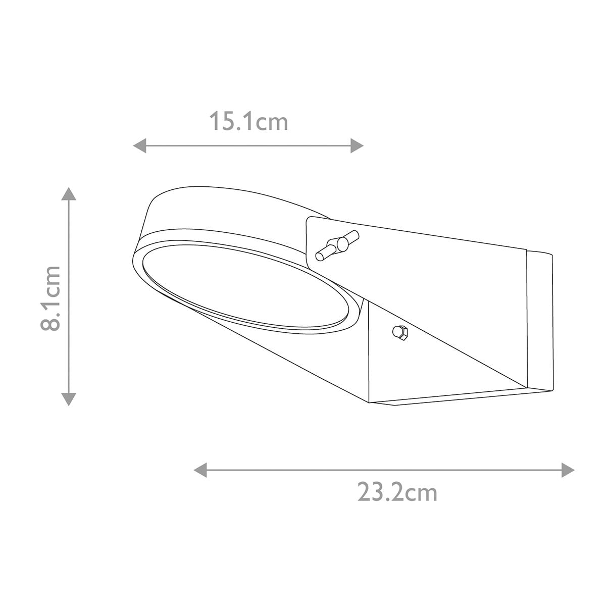 Zola LED  Wall Lantern