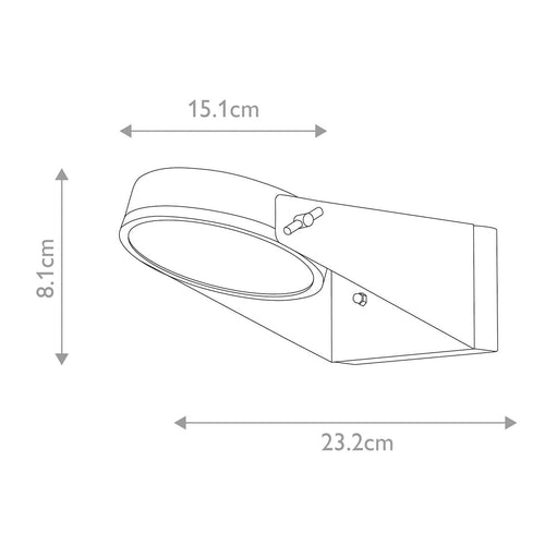Zola LED  Wall Lantern