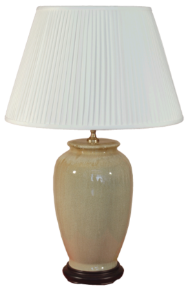 TL133-329 - Brown Natural Glaze Table Lamp