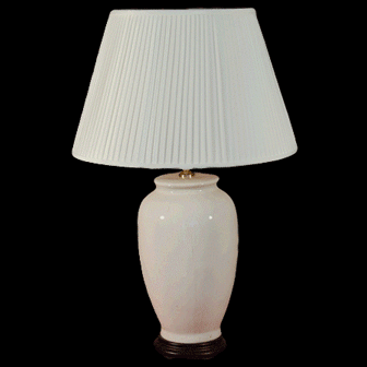 TL133A - Oatmeal Glaze Fleck Table Lamp