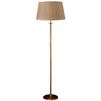 Elegance Floor Stand Lamp Satin Brass Complete