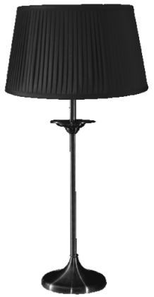 Elegance Medium Table Lamp Satin Nickel