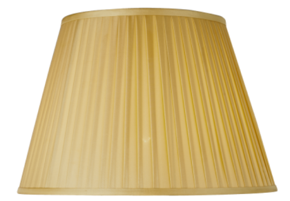 14&quot; Pleated Empire Champagne  Lamp Shade