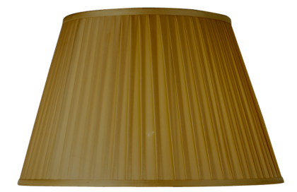14&quot; Pleated Empire Gold Lamp Shade