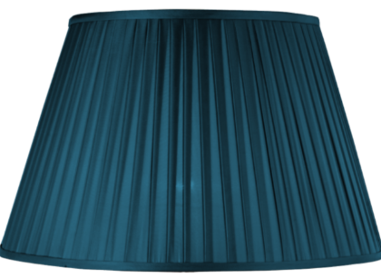 14&quot; Pleated Empire Teal Lamp Shade