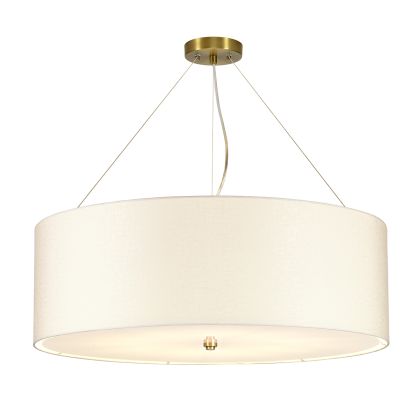 Pearce 30" Pendant with Aged Brass Ceiling Pan