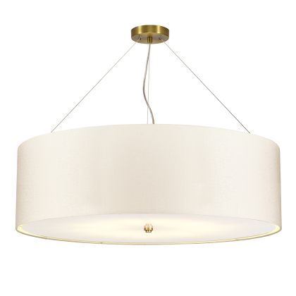 Pearce 34" Pendant with Aged Brass Ceiling Pan