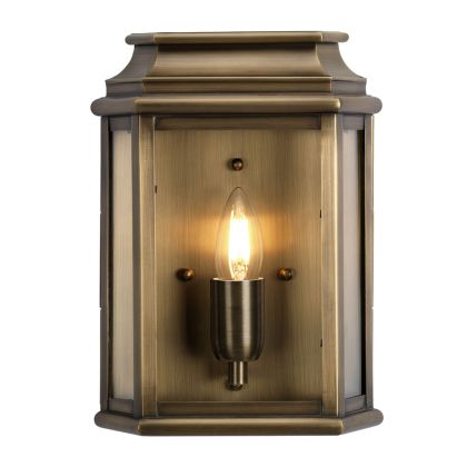 St Martins 1 Light Wall Lantern - Brass
