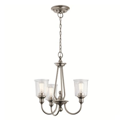 Waverly 3 Light Chandelier - Classic Pewter