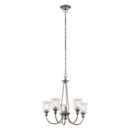 Waverly 5 Light Chandelier - Classic Pewter