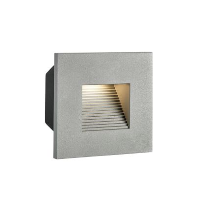 Namsos Mini LED Recessed Wall Light Aluminium   