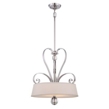 Madison Manor 4 Light Pendant - Imperial Silver
