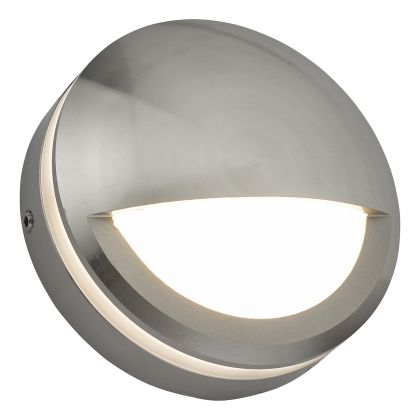 Akos Round Eyelid Outdoor Wall Light Aluminium IP65 LED